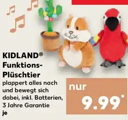 Kaufland KIDLAND Funktions- Plüschtier Angebot