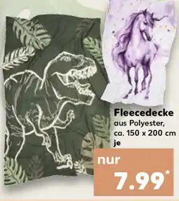 Kaufland Fleecedecke Angebot