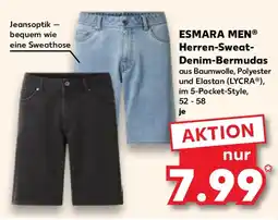 Kaufland ESMARA MEN Herren-Sweat- Denim-Bermudas Angebot