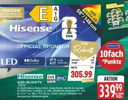 Marktkauf Hisense QLED-4K-UHD-TV Angebot