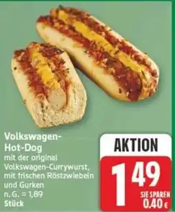 Marktkauf Volkswagen- Hot-Dog Angebot