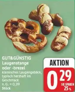 Marktkauf GUT&GÜNSTIG Laugenstange oder -brezel Angebot