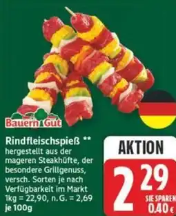 Marktkauf Bauern Gut Rindfleischspieß Angebot