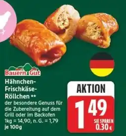 Marktkauf Bauern Gut Hähnchen- Frischkäse- Röllchen Angebot