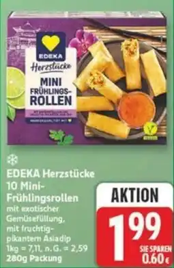Marktkauf EDEKA Herzstücke 10 Mini- Frühlingsrollen Angebot