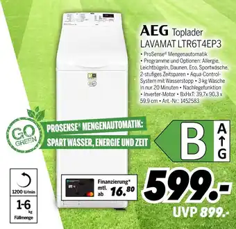 Aeg lavamat ltr6t4ep3
