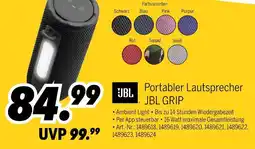 MEDIMAX Jbl portabler lautsprecher grip Angebot