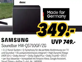 MEDIMAX Samsung soundbar hw-qs710gf/zg Angebot