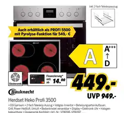 MEDIMAX Bauknecht herdset heko profi 3500 Angebot