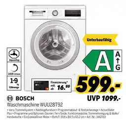 MEDIMAX Bosch waschmaschine wuu28t92 Angebot