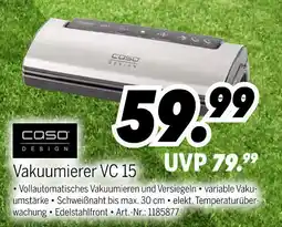 MEDIMAX Caso design vakuumierer vc 15 Angebot