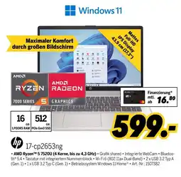 MEDIMAX Hp 17-cp2653ng Angebot
