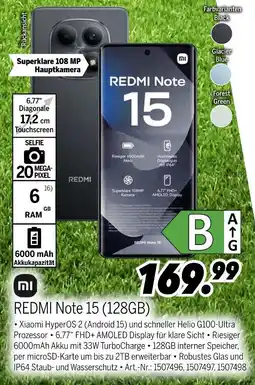 MEDIMAX Redmi note 15 Angebot