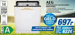expert Techno Land AEG Vollintegrierter Geschirrspüler GI8200A2EX Angebot