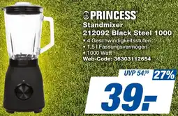 expert Techno Land PRINCESS Standmixer 212092 Black Steel 1000 Angebot
