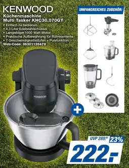 expert Techno Land KENWOOD Küchenmaschine Multi Tasker KHC30.070GY Angebot