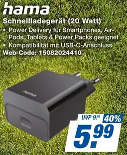 expert Techno Land hama Schnellladegerät (20 Watt) Angebot