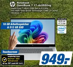 expert Techno Land hp Notebook OmniBook 7 17-dc0550ng Angebot