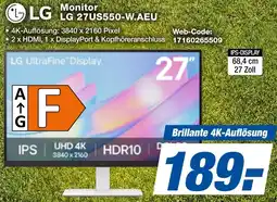 expert Techno Land LG Monitor 27US550-W.AEU Angebot