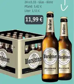 Ellerkamp Getränke Warsteiner Pilsener Angebot