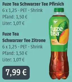 Ellerkamp Getränke Fuze Tea Schwarzer Tee Pfirsich Angebot