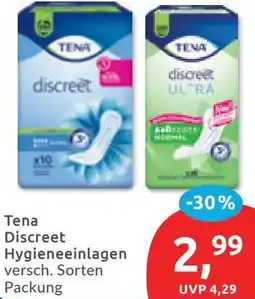 Budni Tena Discreet Hygieneeinlagen Angebot