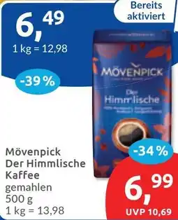 Budni Mövenpick Der Himmlische Kaffee gemahlen Angebot