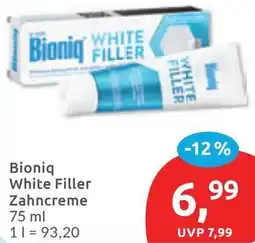 Budni Bioniq White Filler Zahncreme Angebot