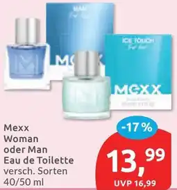 Budni Mexx Woman oder Man Eau de Toilette Angebot