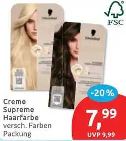 Budni Creme Supreme Haarfarbe Angebot