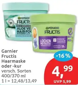 Budni Garnier Fructis Haarmaske oder -kur Angebot