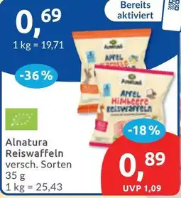 Budni Alnatura Reiswaffeln Angebot