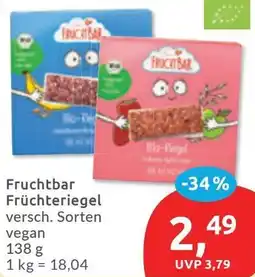 Budni Fruchtbar Früchteriegel Angebot