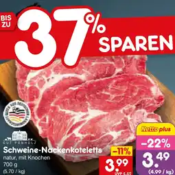 Netto Marken-Discount GUT PONHOLZ Schweine-Nackenkoteletts Angebot