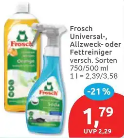 Budni Frosch Universal-, Allzweck- oder Fettreiniger Angebot