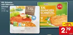 Netto Marken-Discount XXL Schweine- oder Hähnchenschnitzel Angebot