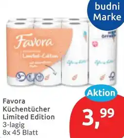 Budni Favora Küchentücher Limited Edition Angebot