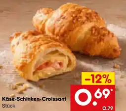 Netto Marken-Discount Käse-Schinken-Croissant Angebot