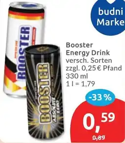 Budni Booster Energy Drink Angebot