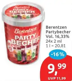 Budni Berentzen Partybecher Angebot