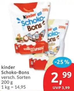 Budni Kinder Schoko Bons Angebot