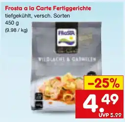 Netto Marken-Discount Frosta a la Carte Fertiggerichte Angebot