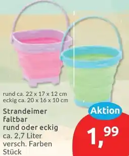 Budni Strandeimer faltbar rund oder eckig Angebot