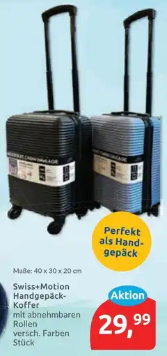 Budni Swiss+Motion Handgepäck Koffer Angebot