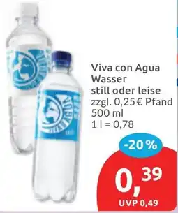 Budni Viva con Agua Wasser still oder leise Angebot
