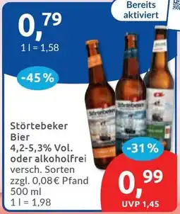 Budni Störtebeker Bier oder alkoholfrei Angebot
