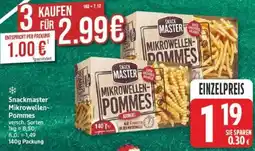 Marktkauf Snackmaster Mikrowellen Pommes Angebot