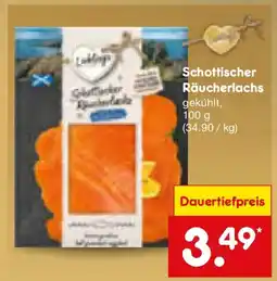 Netto Marken-Discount Lieblings Schottischer Räucherlachs Angebot