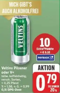 Marktkauf Veltins Pilsener oder V+ Angebot