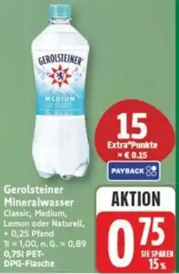 Marktkauf Gerolsteiner Mineralwasser Angebot